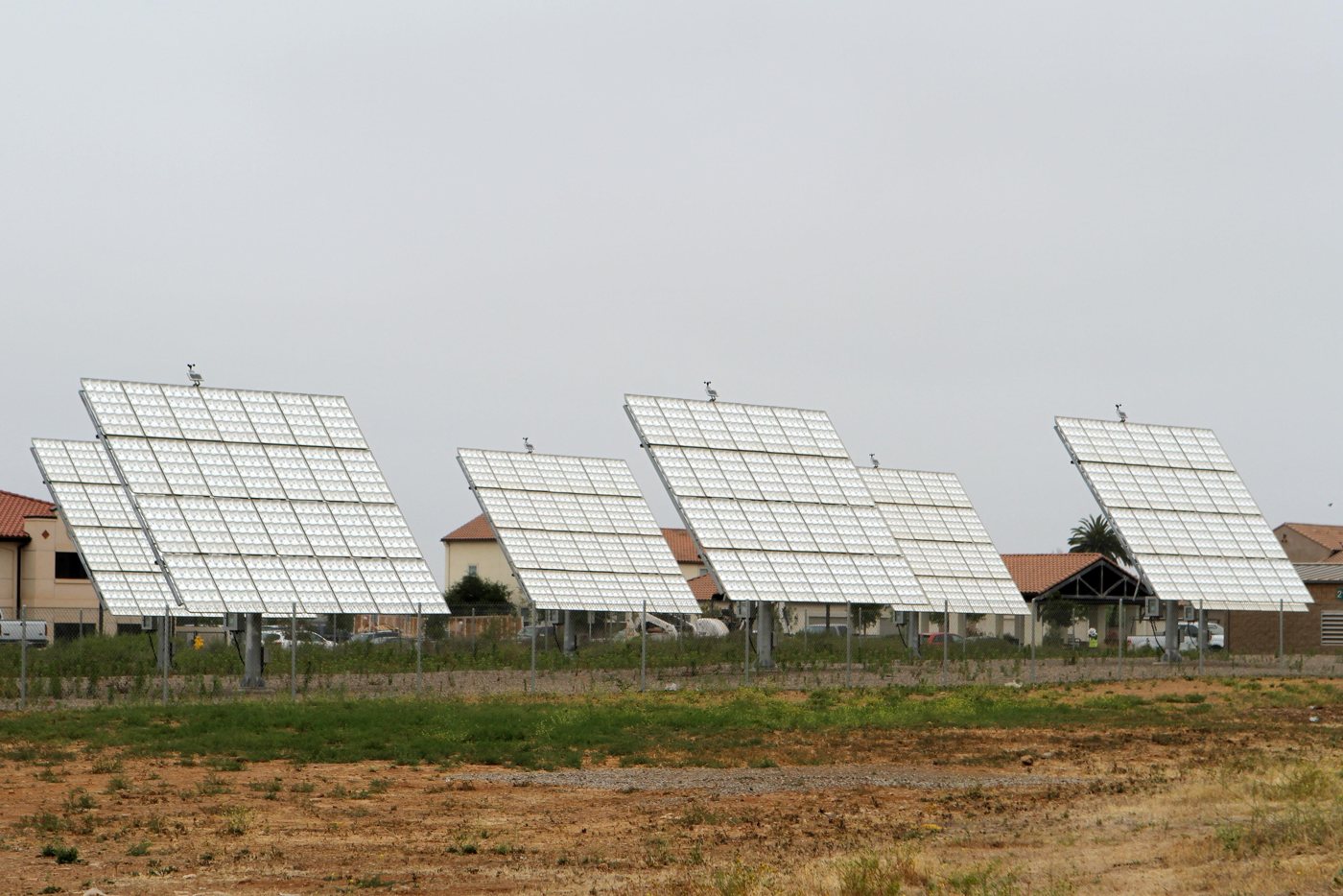 The permit issues in real time and never asks about August: desert solar and the 25 degree nameplate